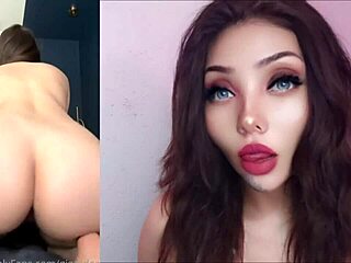 Sexy horny Latina teens enjoy orgasmic lesbian fingering with big tits