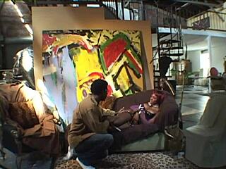 Why not dive into this anal scene with redhead riding cock in doggystyle and cum on big ass in fishnets?