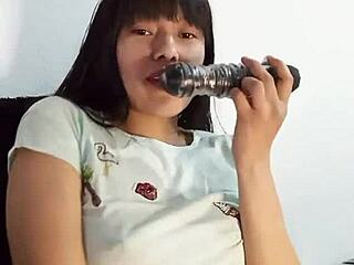 Hey, are you ready for this horny hottie masturbating just for you? She squirts like crazy in solo action!