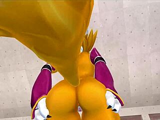 i enjoy my solo furry renamon workout with stretching music