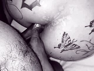 My blonde lover passionately sucked my cock on the bed until I filled her wet pussy with cum, making her moan loudly in ecstasy.