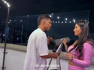 Vecina Curiosa Es Follada En La Terraza Por El Joven Hijo Del Vecino-Parte 1-Salomé Gil