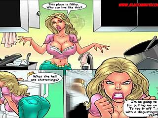 Wife Swap Pt 1 - Sassy Paug Wife Trades For Big Booty Ebony In Full Interracial Swap