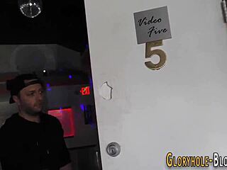 Fucked Whore Blows Huge Black Cock at Gloryhole 🔥🍆