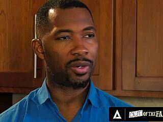 out of the family - busty wife ella reese sucks and fucks big black cock as apology!