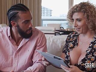 how does that mature massive ass sara jay ride james angels thick cock?