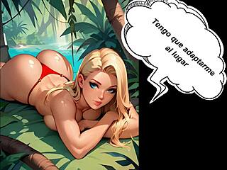 What Happens When She's Lost in the Jungle with Monster Cocks Gaping Her Ass?