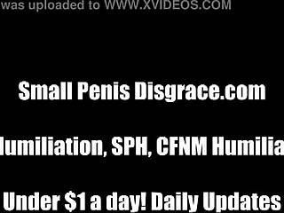 Hey, your tiny penis is just so pathetic and small, perfect for some humiliating femdom fun! 😂😈