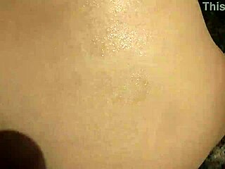 I watched this amateur milf get fucked and creampied in public.