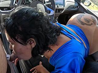 Brazilian babe with big ass gets anal creampie after rough pounding on salvador beach in public outdoor action