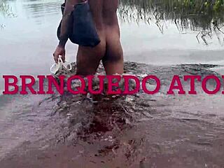 Oh Damn! Skinny African Teen Babe Gets Anal Banged Bareback in Nudist Beach Blowbang POV!