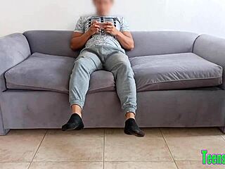 sexy innocent teen latina learns anal sex from pervert in homemade doggystyle quickie