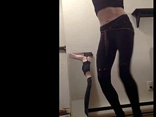 i'm cass getting wild as i dance and strip teasingly in this solo session with clothes ripping off