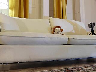 Big Tits Amazingly Beautiful Raver Girl Gives Amateur Porn Director Handjob From Backstage Casting