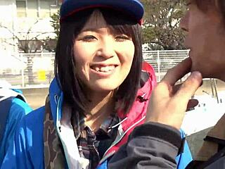 Hot Japanese double couple fucking hard in boat and car with blowjob and creampie outdoors