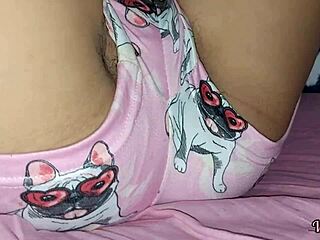 Pretty Brunette Latina Babe's First Time Tight Pussy Play Under Sheets