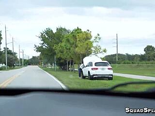 blonde milf mandy rhea rides big cock in missionary before enjoying facial cumshot and sucking