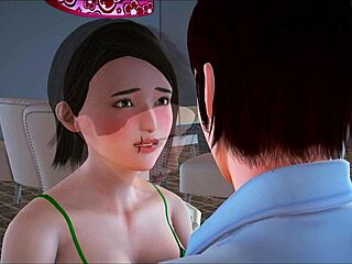 What's up with this new game featuring a brunette and her small tits adventure?