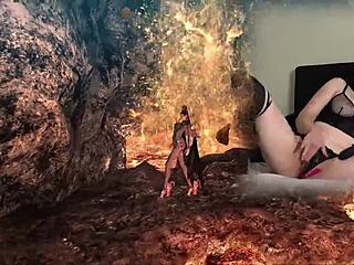 Oh yeah, I'm the sexy bimbo gaming with Lovense connected in Bayonetta episode 5