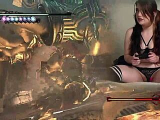 Oh yeah, I'm the sexy bimbo gaming with Lovense connected in Bayonetta episode 5