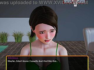 What's up with this new game featuring a brunette and her small tits adventure?