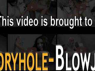 Fucked Whore Blows Huge Black Cock at Gloryhole 🔥🍆