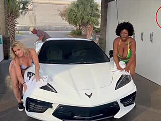 Kora Bell Angel Minx And Duchess Coco Suck And Fuck Jasper Woodcock In Public Carwash