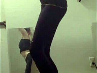 i'm cass getting wild as i dance and strip teasingly in this solo session with clothes ripping off