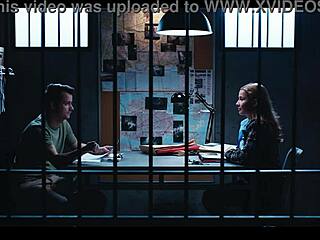 detective agatha vega gets face fucked and cum in mouth during frozen time fetish