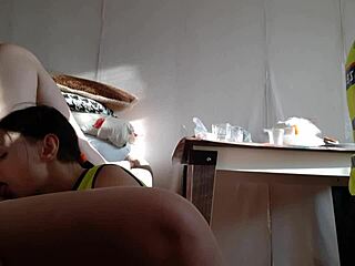 We're having hot police threesome with pussy licking and cum in mouth