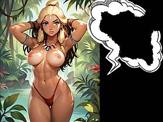 What Happens When She's Lost in the Jungle with Monster Cocks Gaping Her Ass?