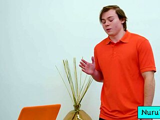 sexy blonde teen 18+ masseuse delivers amazing wet nuru massage experience