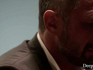 deeper into the scene curvy goddess vic marie gets dominated with riding and bent over fucking. blonde takes facial cumshot after intense muff diving and spooning.