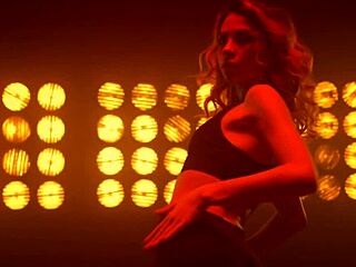 Intense Pole Dance Strip Tease With Sensual Latina Riding And Teasing Shaved Pussy