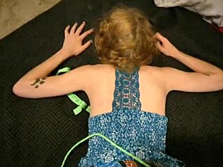 Hey, check out this full movie where petite 18+ spinner Richelle Rose takes double creampie action from her lover.