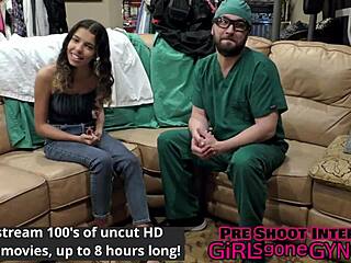 why are these scrubs so tight on me? can you help adjust them, doctor raven rogue? aria nicole asks with a wink...