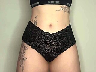 amateur latina teases tight cameltoe fetish in panties pov