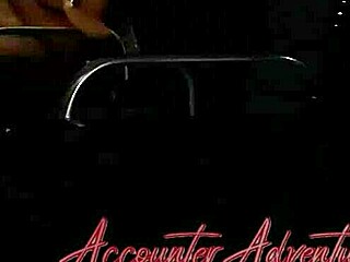 Teen Suggestively Rides Big Cock Outdoors To Cumshot