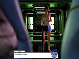 Lets Play Midnight Ride Galactic Detour DLC Ending 4 With Double Trouble Shemale Action