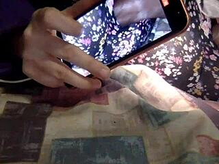 Trainer Stretches Neglected Housewife's Tight Pussy While Husband Watches Creampie Action