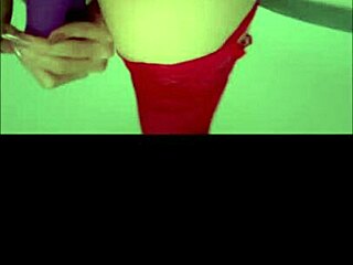 rossmexicana enjoys solo play with red stockings