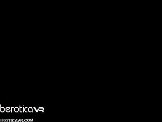 Solo cock teaser Violet Starr gets naughty with toys in VR