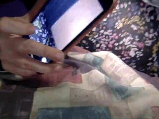 Trainer Stretches Neglected Housewife's Tight Pussy While Husband Watches Creampie Action