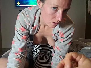 Taking a dick in the mouth like a skinny amateur babe