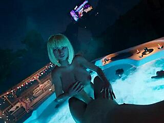 Big Natural Tits Blonde Brittney Jerks Off Huge Cum At College Party