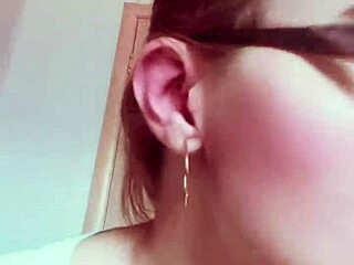 Nude Lips on Chick with Glasses Contrast Kinky Goddess Vibes