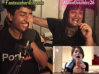 Reaccionando contrasts top argentinian porn with fat ass blowjob ending in chubby fantasy fuck