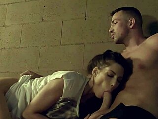 big cock fucks brunette hard with deepthroat and wet pussy fingering