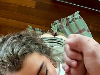 Canadian Blonde Eden Ivy Mouth Fuck And Sloppy Deepthroat POV Cum Shot