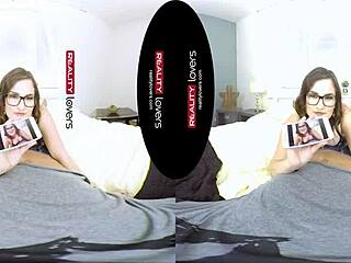 hey check out this young tattooed german chubby girl with glasses riding cowgirl